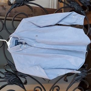 Ralph Lauren boys 12 long sleeve button down chambray shirt